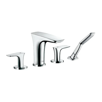 Смеситель на борт ванны Hansgrohe RainSelect (цвет - хром) (15446000) фото 1 Aquada.com.ua