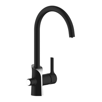GAPPO G4303-6 змішувач кухонний, чорний (G4303-6)