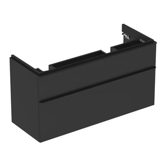 Тумба под двойную раковину Geberit Smyle Square 118,4 см, лава матовая (500.356.JK.1)