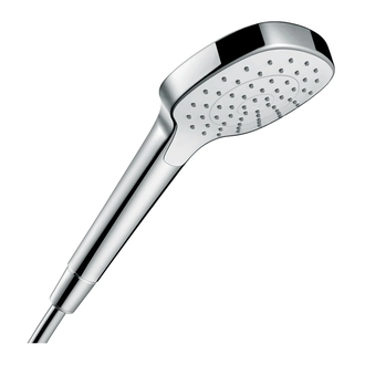 Лейка для душа Hansgrohe Croma Select E (цвет - хром/белый), 1 вид струи (26814400) фото 1 Aquada.com.ua