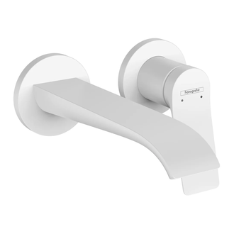 Смеситель для раковины настенный Hansgrohe Vivenis (цвет - белый матовый), излив 195 мм (75050700) фото 1 Aquada.com.ua
