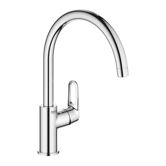 Смеситель для кухни Grohe Bau Flow (цвет - хром) (31230001) фото 1 Aquada.com.ua