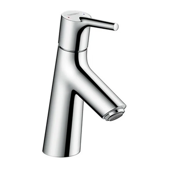 Смеситель для раковины, однорычажный Hansgrohe Talis S (цвет - хром) с донным клапаном (72010000) фото 1 Aquada.com.ua