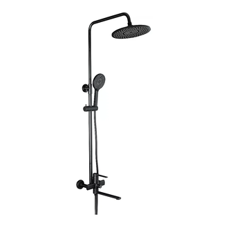 Frap F2467-6 Душова система, чорна (F2467-6)