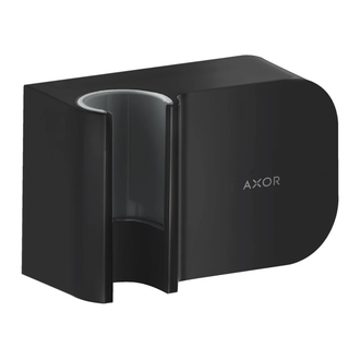Шланговое під'єднання Axor One Fixfit Porter з власником, Matt Black (45723670)