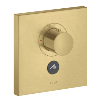 Термостат скрытого монтажа на 1 потребитель Axor ShowerSelect (цвет - матовое золото) (36716250) фото 1 Aquada.com.ua