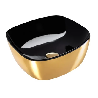 Раковина накладная на столешницу Catalano Gold & Silver 40 х 40 см (140APGRLXNO) фото 1 Aquada.com.ua