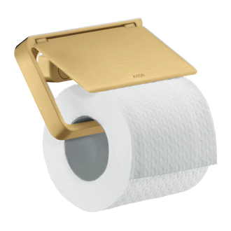 Бумагодержатель с крышкой Axor Universal Accessories (цвет - матовое золото) (42836250) фото 1 Aquada.com.ua