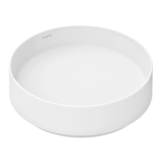 Раковина накладна на стільницю Ø40 х h12 см Hansgrohe Xuniva Evo S (без переливу, Matt White)  60323700