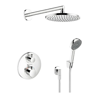 HANSGROHE Ecostat S система, хром (1575826271000)