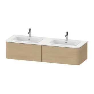 Тумбочка для подвесной консоли Duravit Happy D.2 Plus 160 х 55 см, дуб средиземноморский (HP4956B7171) фото 1 Aquada.com.ua