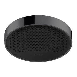 Верхний душ Ø 250 мм Hansgrohe Rainfinity, 1 тип струи (цвет - чёрный матовый) (26228670) фото 1 Aquada.com.ua
