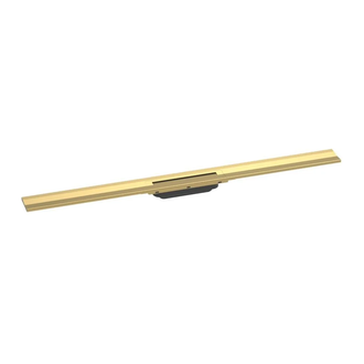 Верхня частина зливу для душу Hansgrohe RainDrain Flex для каналу (пристінний) 100 см, Polished Gold Optic (56053990)