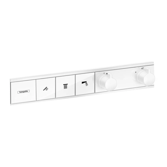 Термостат для скрытого монтажа на 3 потребителя Hansgrohe RainSelect (цвет - белый матовый) (15381700) фото 1 Aquada.com.ua