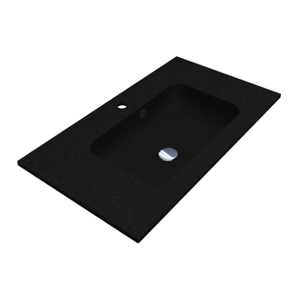 MIRAGGIO Умывальник DELLA 800 BLACK MIRASTONE (0000910)