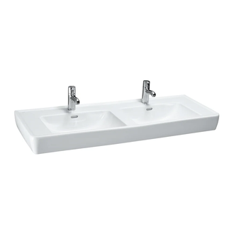 Двойная раковина 130 х 48 см Laufen Pro (H8149670001041) фото 1 Aquada.com.ua