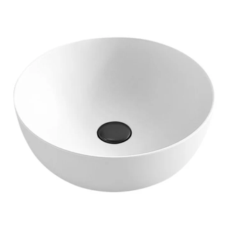 Nic-Design Умивальник на стільницю Nic Design Ovvio 38x14 см, білий матовий (001446003)