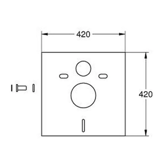 Комплект для звукоізоляції Grohe (37131000)