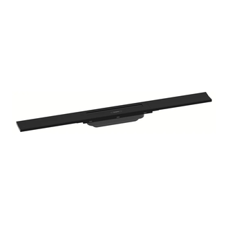 Трап для душа 70 см Hansgrohe RainDrain Flex, чёрный матовый (56043670) фото 1 Aquada.com.ua