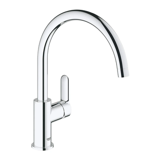 Смеситель однорычажный для кухни Grohe BauEdge DN 15 (цвет - хром) (31367000) фото 3 Aquada.com.ua