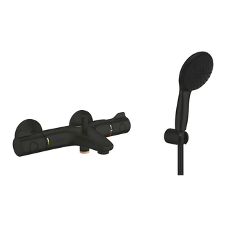 Grohe Grohtherm термостат черный (1022032430+261642433)