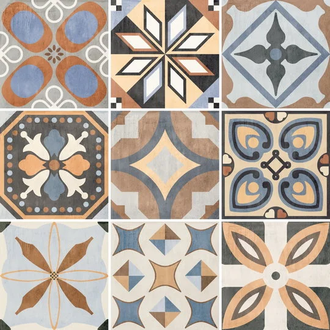 Плитка керамогранітна CSAPCOMX20 Patchwork Colors Mix 200x200x10 Sant'agostino