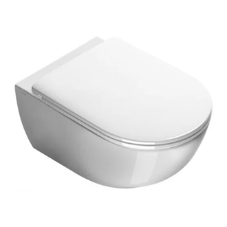Унитаз подвесной Catalano Sfera NewFlush (безободковый), с сиденьем Soft Close (1VSF54R00+5ZECOF00) фото 1 Aquada.com.ua