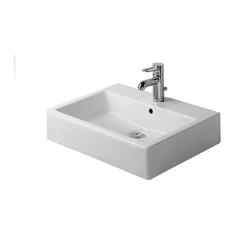 Раковина Duravit Vero 80х47 см (0454800027) фото 1 Aquada.com.ua