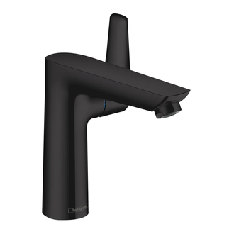 Смеситель для раковины Hansgrohe Talis E (цвет - чёрный матовый), с донным клапаном (71754670) фото 1 Aquada.com.ua
