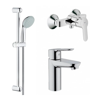 GROHE Набор смесителей 3 в 1 BAU EDGE (123208S) (123208S) фото 1 Aquada.com.ua