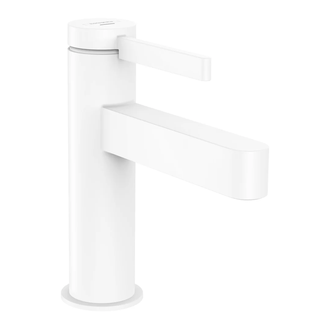 Кран для холодной воды Hansgrohe Finoris (цвет - белый матовый), без донного клапана (76013700) фото 1 Aquada.com.ua