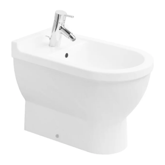 Биде напольное Duravit Starck3 56х37 см, цвет белый (2230100000) фото 1 Aquada.com.ua