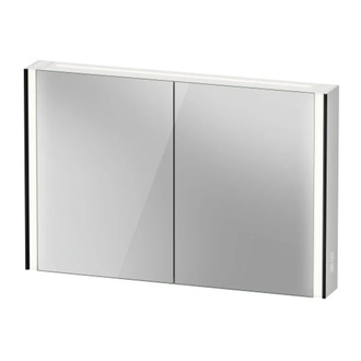 Зеркальный шкафчик с LED подсветкой Duravit XViu 122 х 15,6 х h80 см, версия «icon» (XV71440B2B2) фото 1 Aquada.com.ua