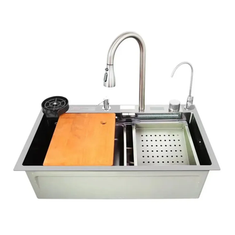ZERIX ZH7546 Кухонна мийка, нержавіюча сталь (ZX5684)