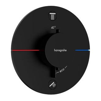 Hansgrohe ShowerSelect Comfort S Термостат, чорний матовий (15554670)