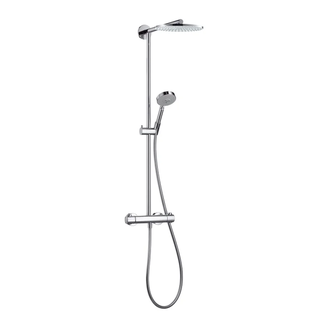 HANSGROHE Душевая система с термостатом Raindance S Showerpipe 240 (цвет - хром) (27160000) фото 1 Aquada.com.ua