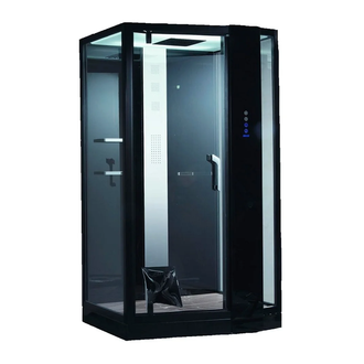 Паровой бокс Devit Soul 1200 × 900 х h2200 мм (стекло прозрачное) левое открывание (FEN8912BL) фото 1 Aquada.com.ua