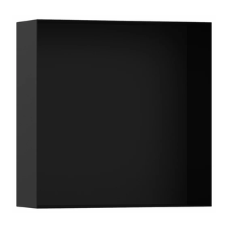 Ниша в стене с открытой рамой Hansgrohe XtraStoris Minimalistic 30 х 30 х 10 см, чёрный матовый (56073670) фото 1 Aquada.com.ua