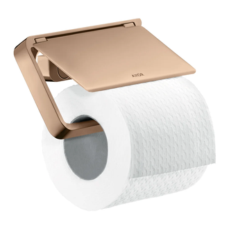 Бумагодержатель с крышкой Axor Universal Accessories (цвет - полированное красное золото) (42836300) фото 1 Aquada.com.ua
