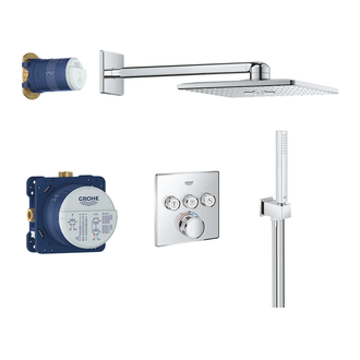 Душова система прихованого монтажу з термостатом Grohe Grohtherm SmartControl (34804000)
