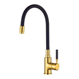 Invena Glamour Gold кухонний, чорний (BZ-02-L17)