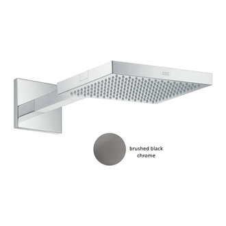 Верхній душ Axor Showersolutions 240х240 1jet з власником, brushed black chrome (10925340)