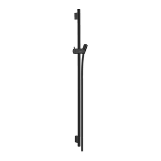 Душевая штанга Hansgrohe Unica S Puro 90 см со шлангом (цвет - чёрный матовый) (28631670) фото 1 Aquada.com.ua
