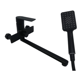 AIM Змішувач для ванни, чорний (DG01153) (DG01153 matte black)