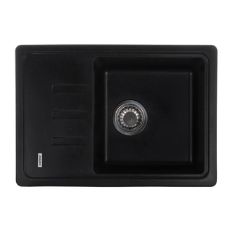 ZERIX ZS-6243S-14 мийка кухонна, чорна (ZX4578)