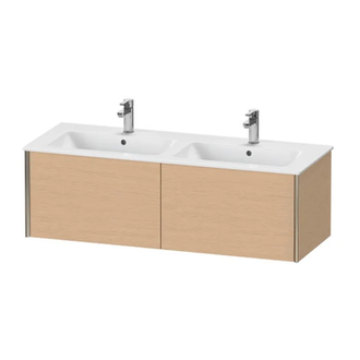 Тумба подвесная под раковину Duravit XViu 128 x 48 см, дуб брашированный (XV40290B112) фото 1 Aquada.com.ua