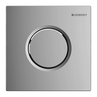 Система пневматического управления смывом писсуара Geberit Sigma 01 (пластик глянцевый хром) (116.011.21.5) фото 1 Aquada.com.ua