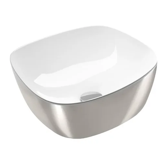 Раковина накладная на столешницу Catalano Gold & Silver 40 х 40 см (140APGRLXBA) фото 1 Aquada.com.ua