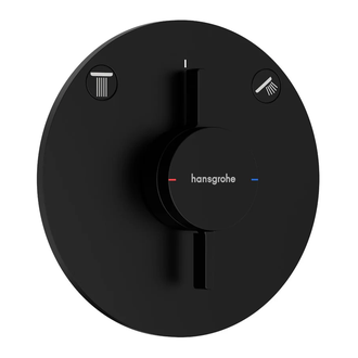 Hansgrohe DuoTurn S Змішувач прихований, чорний матовий (75418670)