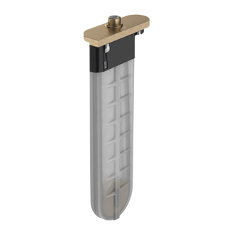 Шланг для лійки Hansgrohe SBox Square 1,45 м виразний в борт ванни, Brushed Bronze (28010140)